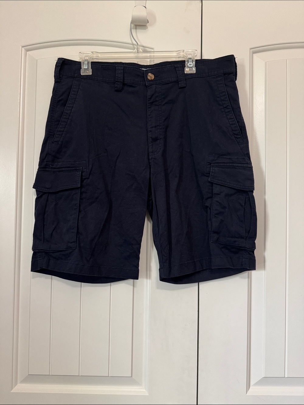 Club Room Men's Navy Cargo Shorts